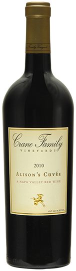 Image of Bottle of 2010, Crane Family Vineyards, Alison's Cuvee, Napa Valley Red Wine